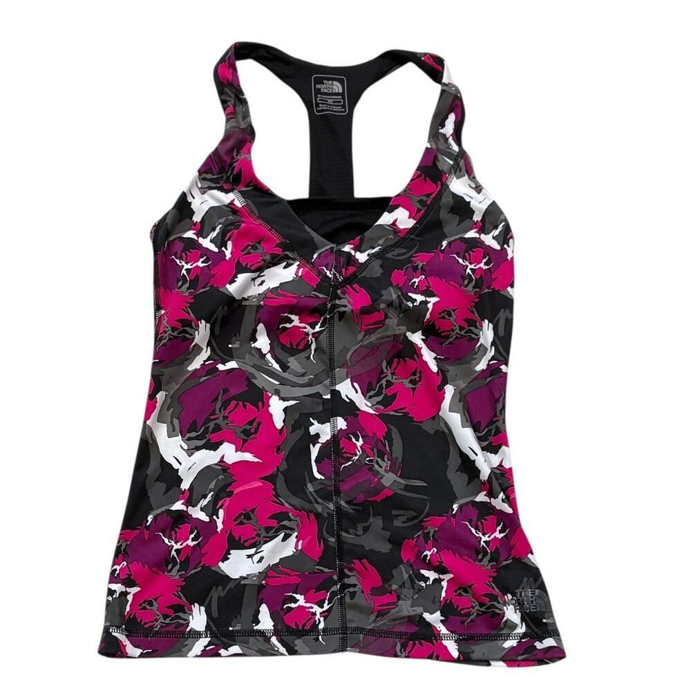 The North Face Active Tank - Floral Vibrant Pink - Small - Like New